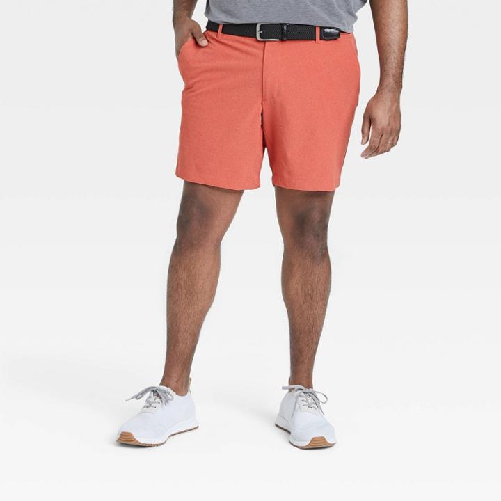 All In Motion Men's Big & Tall Heather Golf Shorts 8 - All In