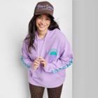 Women's Plus Size Ascot + Hart Sun Seeker Graphic Hoodie - Purple
