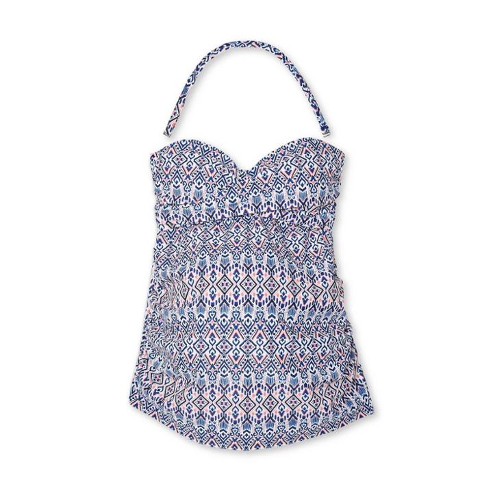 Maternity Bandeau Twist Tankini Top - Isabel Maternity By Ingrid & Isabel