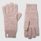 Isotoner Women's Recycled Knit Gloves - Blush