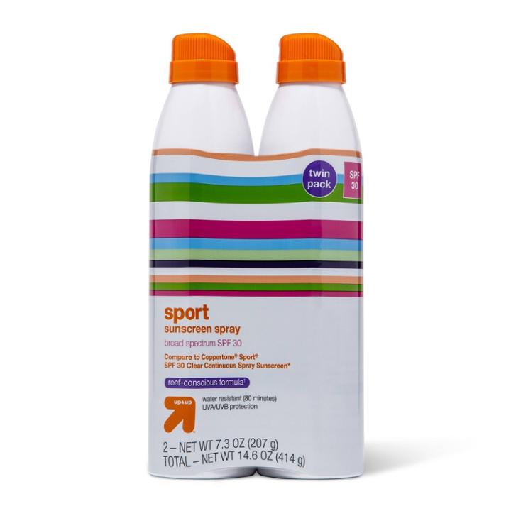 Sport Sunscreen Spray Twin Pack - Spf 30 - 14.6oz - Up & Up