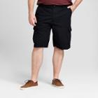Men's 11 Big & Tall Ripstop Cargo Shorts - Goodfellow & Co Black