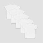 Hanes Boys' 5pk Crew T-shirt - White