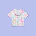 More Than Magic Girls' 'tell Your Dog I Say Hey' Tie-dye Short Sleeve Graphic T-shirt - More Than