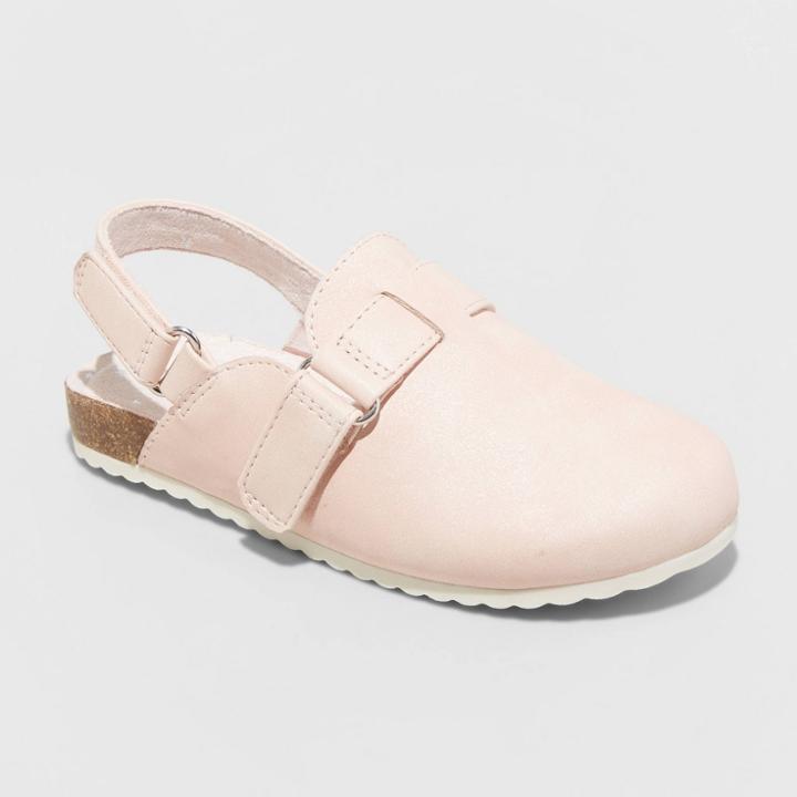 Toddler Girls' Marley Slip-on Clogs- Cat & Jack Pink