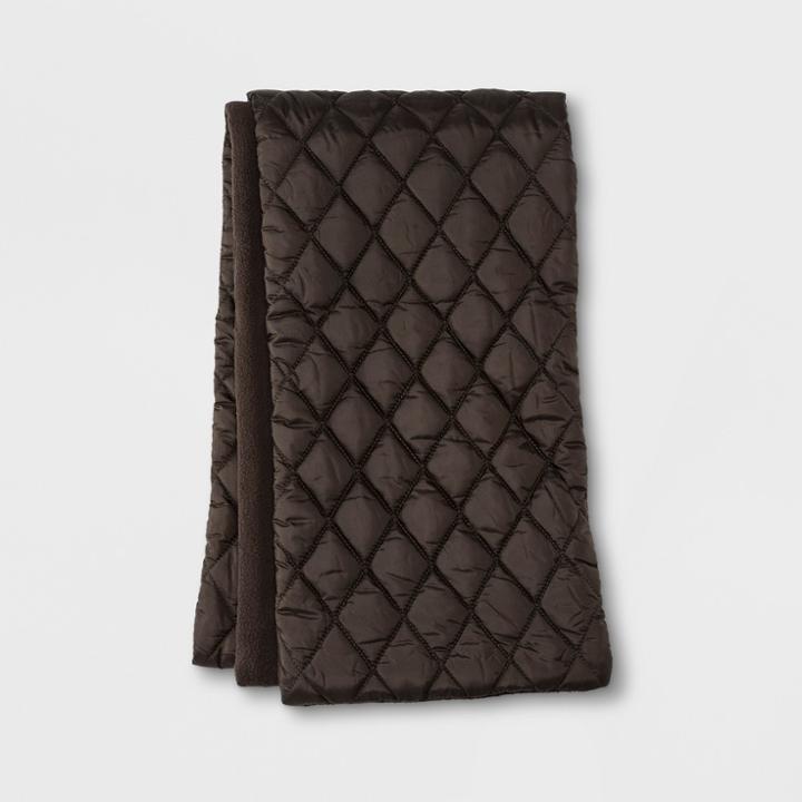 Men's Reversible Puffer Quilting Scarf Xx Fashion Scarves - Goodfellow & Co Tbd