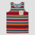Well Worn Men's Striped Tank Tops - Team Color M,