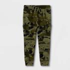 Toddler Boys' Dino Print Jersey Knit Jogger Pull-on Pants - Cat & Jack Olive Green