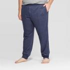 Men's Big & Tall Knit Jogger Pajama Pants - Goodfellow & Co Navy Blue