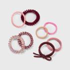 Hair Coil And Elastic Set 8pc - Wild Fable Assorted Pinks