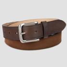 Men's 35mm Suede Belt With Tonal Tab And Tip - Goodfellow & Co Tan M, Men's, Size:
