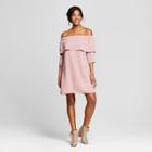 Women's Off The Shoulder Ruffle Dress - Love @ First Sight (juniors') Purple