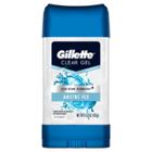 Gillette Arctic Ice Clear Gel Antiperspirant And Deodorant - 3.8oz, Dark Blue