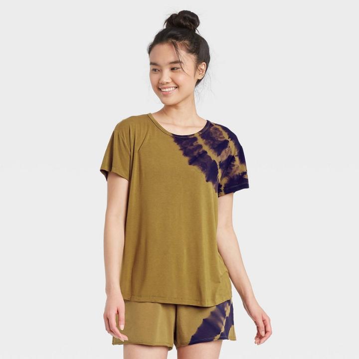 Women's Scoop Back T-shirt - Joylab Army Green