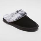 Women's Chandra Genuine Suede Scuff Slippers - Stars Above Black