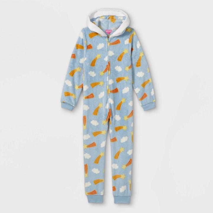 Girls' Jojo Siwa J-team Lounge Jumpsuit - Blue
