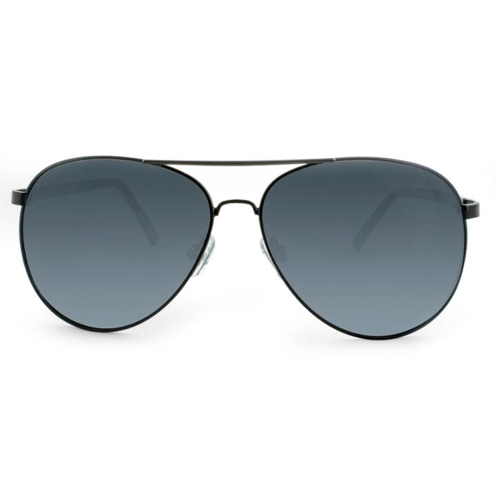 Men's Polarized Aviator Sunglasses - Goodfellow & Co Black