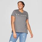 Women's Friends Plus Size Short Sleeve T-shirt - (juniors') - Charcoal