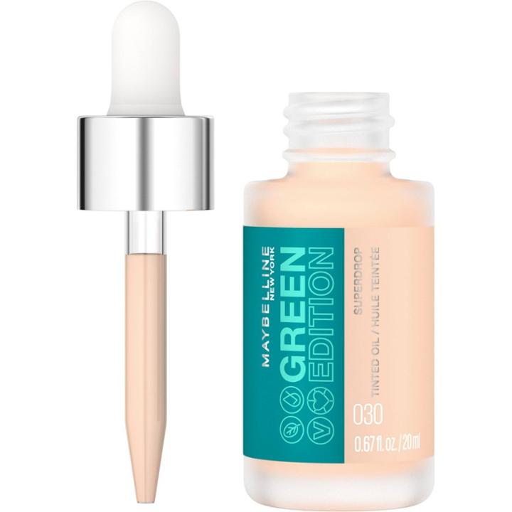 Maybelline Green Edition Superdrop Tinted Oil Makeup, Adjustable Coverage Foundation - 30