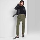 Women's High-rise Vintage Jogger Pants - Wild Fable Olive Green