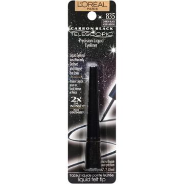 L'oreal Paris Telescopic Eyeliner 835 Carbon Black .08 Fl Oz, Black Black