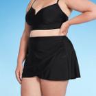 Kona Sol Women's Plus Size High Waist Wrap Swim Skirt - Kona
