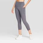 Women's Training High-waisted Capri Leggings 20 - C9 Champion Dark Gray
