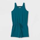 All In Motion Girls' Woven Romper - All In