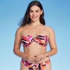 Women's Knot-front Bandeau Bikini Top - Shade & Shore Multi 36dd, One Color