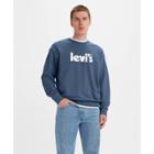 Levi's Men's Relaxed Fit Pullover Sweatshirt - Dark Teal Blue
