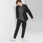Men's Camo Print Classic Fit Suiting Blazer - Original Use Black