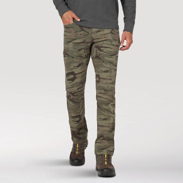 Wrangler Men's Atg Performance Five Pocket Cargo Pants - Camo