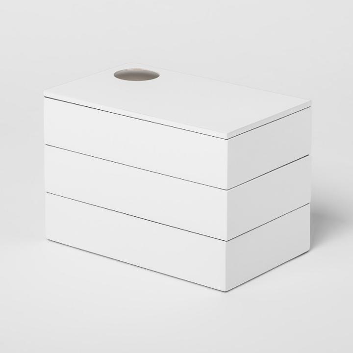 Spindle Jewelry Storage Box White - Umbra, Women's