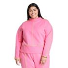 Women's Plus Size Cropped Pullover Sweatshirt - Victor Glemaud X Target Pink