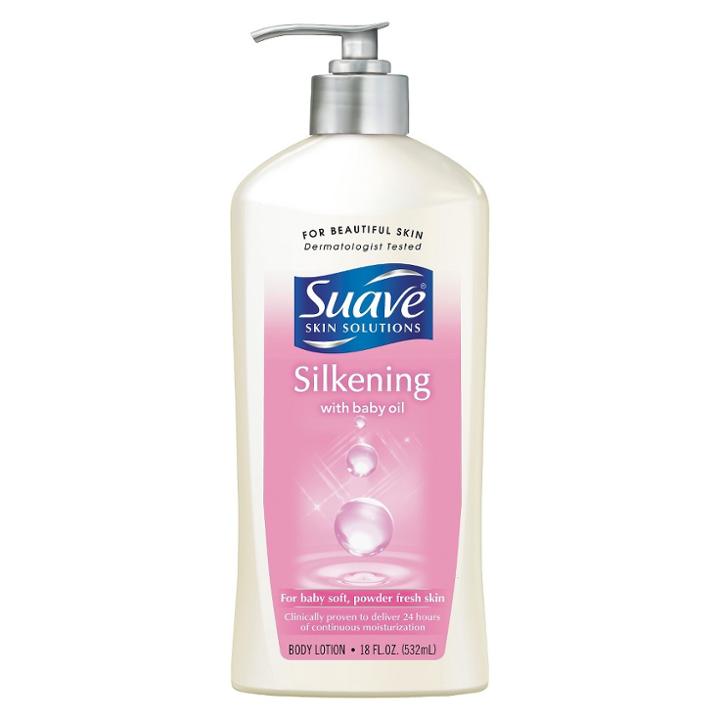 Suave Silkening With Baby Oil Body