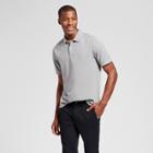 Men's Standard Fit Pique Polo Shirt - Goodfellow & Co Heather Gray