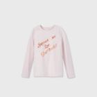 Girls' Long Sleeve 'support Your Local Girl Pack' Graphic T-shirt - Cat & Jack Blush Pink