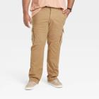 Men's Tall Relaxed Fit Straight Cargo Pants - Goodfellow & Co Brown