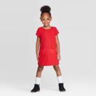 Toddler Girls' Heart Dress - Cat & Jack Red