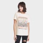 Grayson Threads Women's Love Revolution Woodstock Short Sleeve Graphic T-shirt - Cream