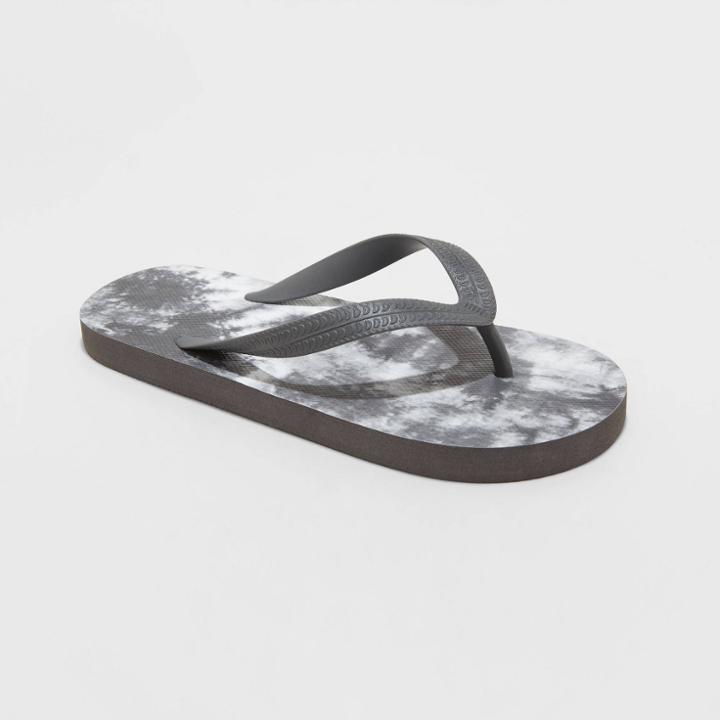 Kids' Sam Slip-on Flip Flop Sandals - Cat & Jack Black