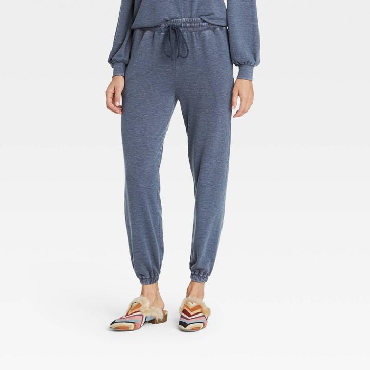 Women's Cozy Washed Jogger Pants - Knox Rose Navy