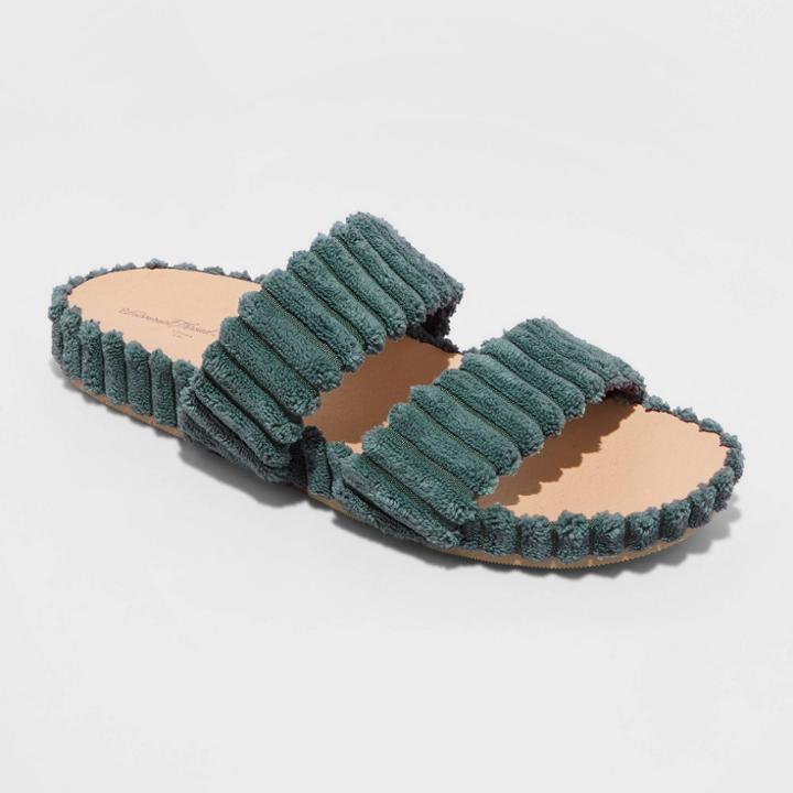 Women's Kyla Corduroy Two Band Sandals - Universal Thread