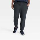 Men's Big & Tall Utility Tapered Joggers - All In Motion Black