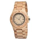 Earth Wood Goods Men's Earth Wood Phloem Watch With Luminous Hands - Brown