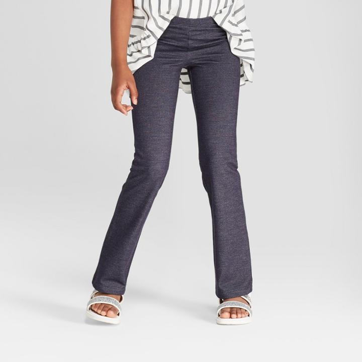 Girls' Favorite Leggings - Cat & Jack Indigo (blue)