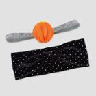 Baby Girls' 2pk Headwrap - Just One You Made By Carter's Orange/black, Orange Black
