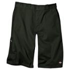 Dickies Men's Loose Fit Twill 13 Multi-pocket Work Shorts- Olive Green
