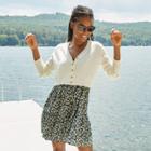 Women's Cropped Button-front Cardigan - Wild Fable Ivory