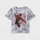 Toddler Boys' Spider-man: Miles Morales Short Sleeve Graphic T-shirt - Gray
